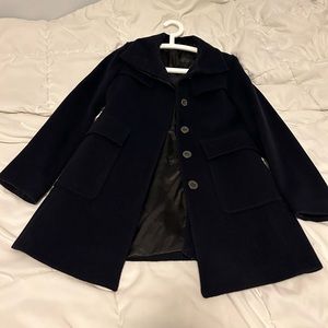 Martin + OSA pea coat. Midnight blue, navy, almost black. Like new condition.